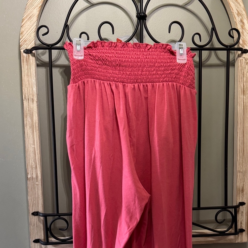 Zenana Outfitters Red Smocked Joggers XL - Picture 11 of 11